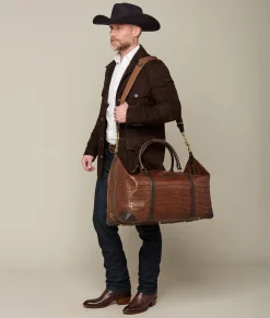 Women Lucchese Travel|Travel*Giant Gator Duffle – Large