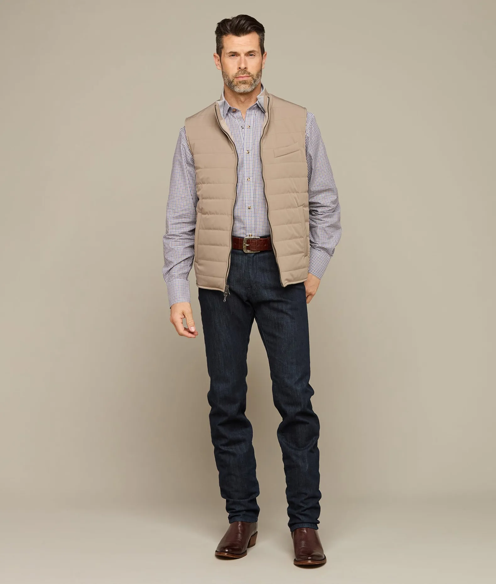 Lucchese Outerwear*Gilroy Reversible Vest