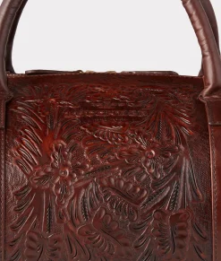 Women Lucchese Travel|Travel*Hand-Tooled Duffle