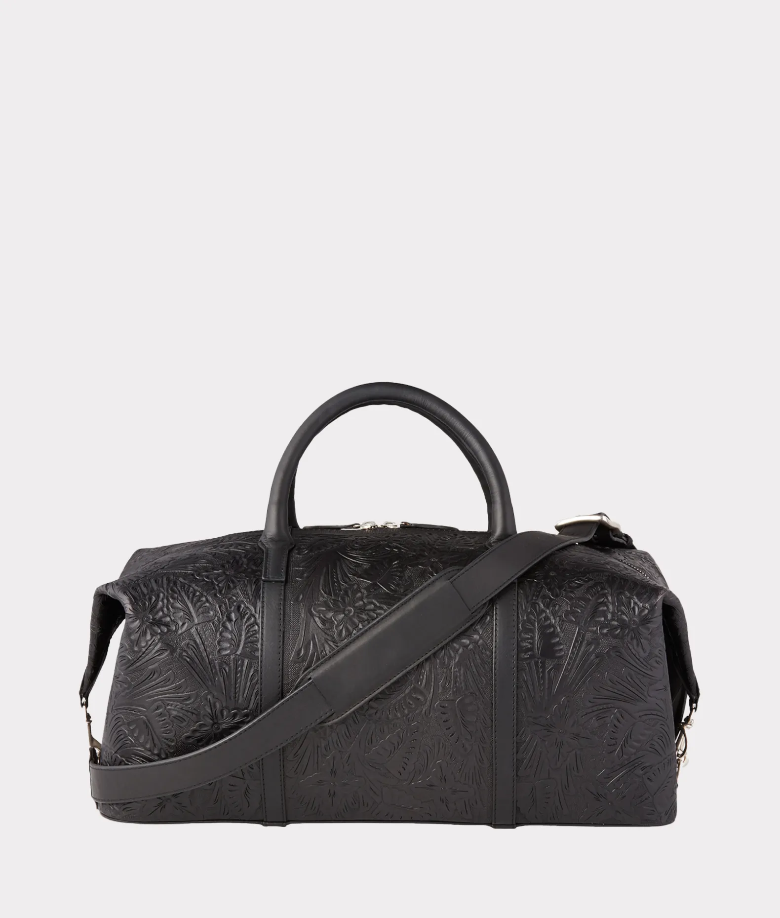 Women Lucchese Travel|Travel*Hand-Tooled Duffle