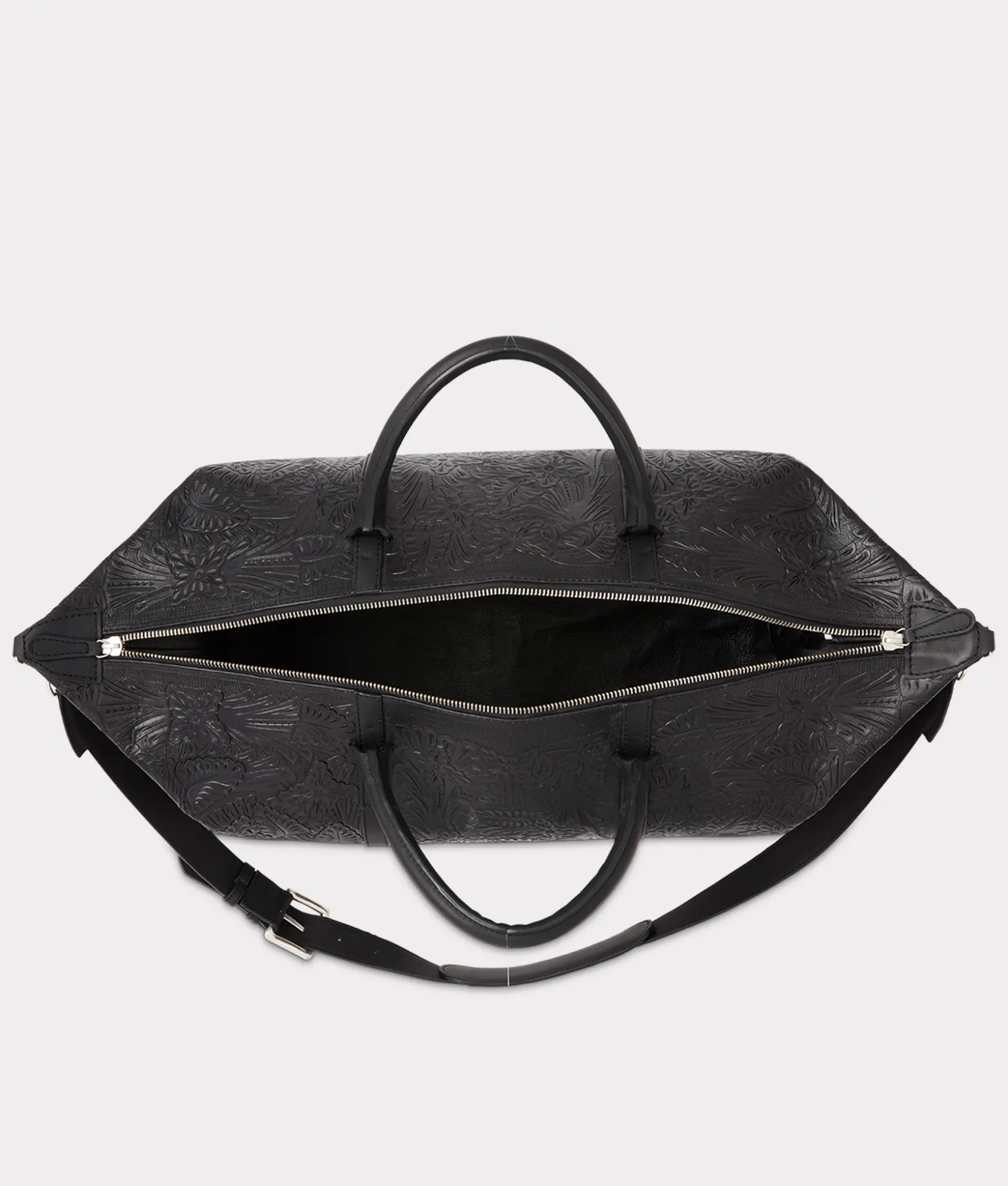 Women Lucchese Travel|Travel*Hand-Tooled Duffle