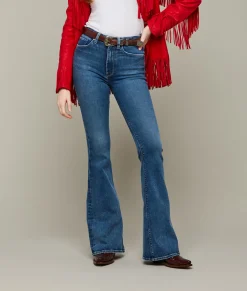 Women Lucchese Bottoms*Holly High-Rise Flare Jean