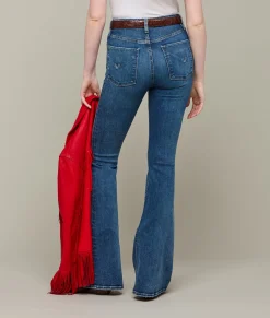 Women Lucchese Bottoms*Holly High-Rise Flare Jean