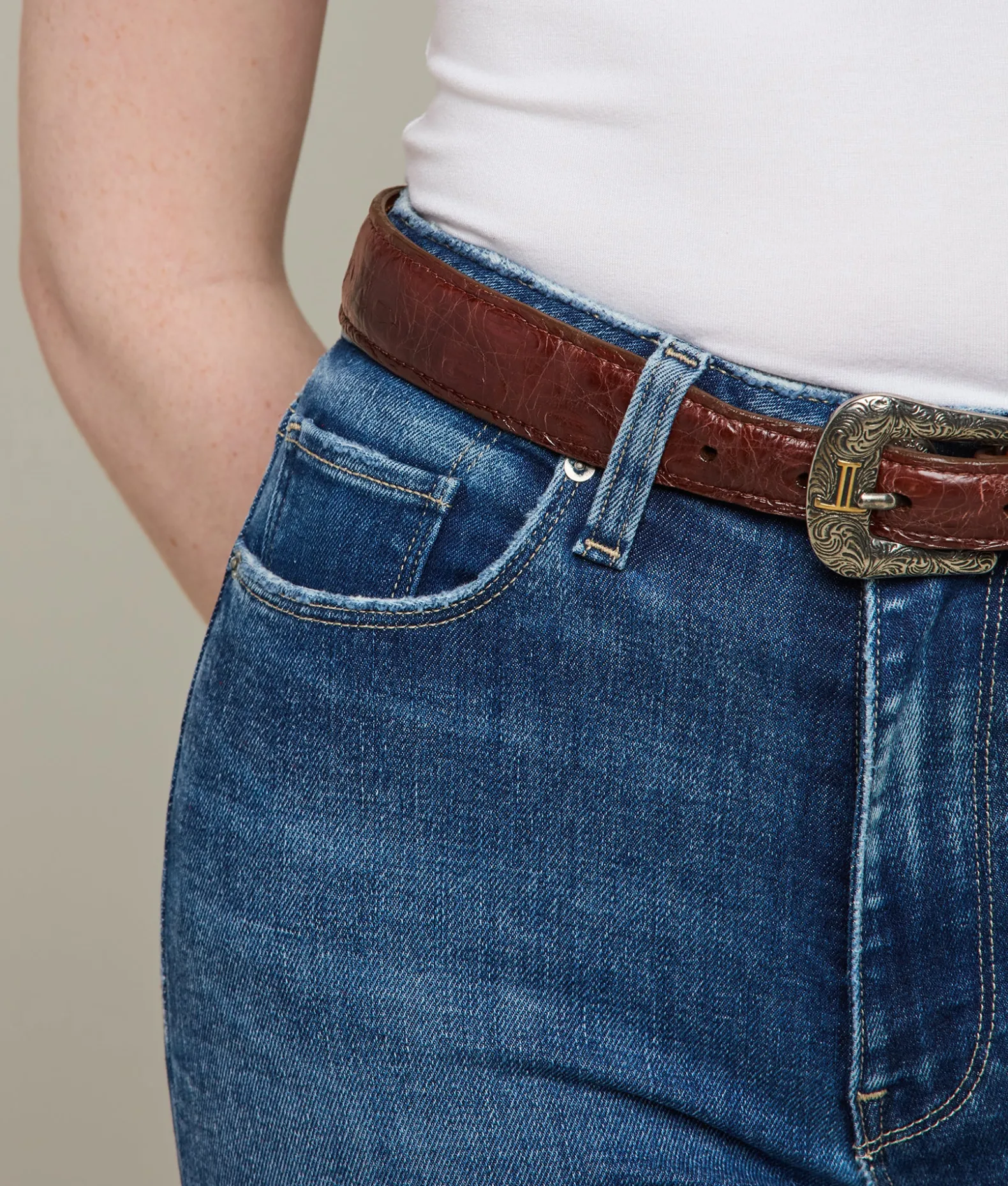 Women Lucchese Bottoms*Holly High-Rise Flare Jean