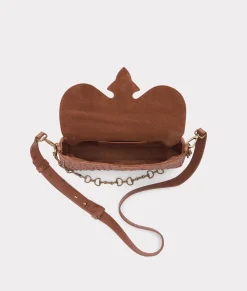 Women Lucchese Handbags*Joni Exotic Baguette