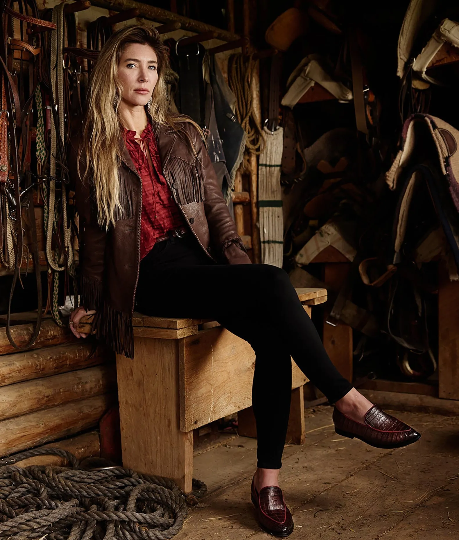 Women Lucchese Loafers*Karmen