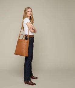 Women Lucchese Handbags*Large Lola Exotic Shopper
