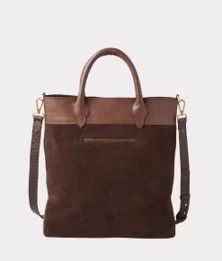 Women Lucchese Handbags*Large Lola Suede Shopper