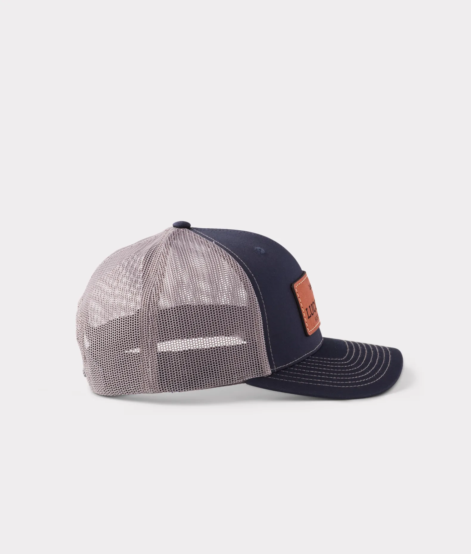 Women Lucchese Headwear|Headwear*Leather Patch Cap