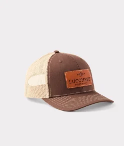 Women Lucchese Headwear|Headwear*Leather Patch Cap