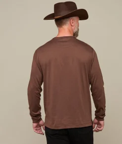 Lucchese Tops*Long Sleeve Pima Cotton Tee
