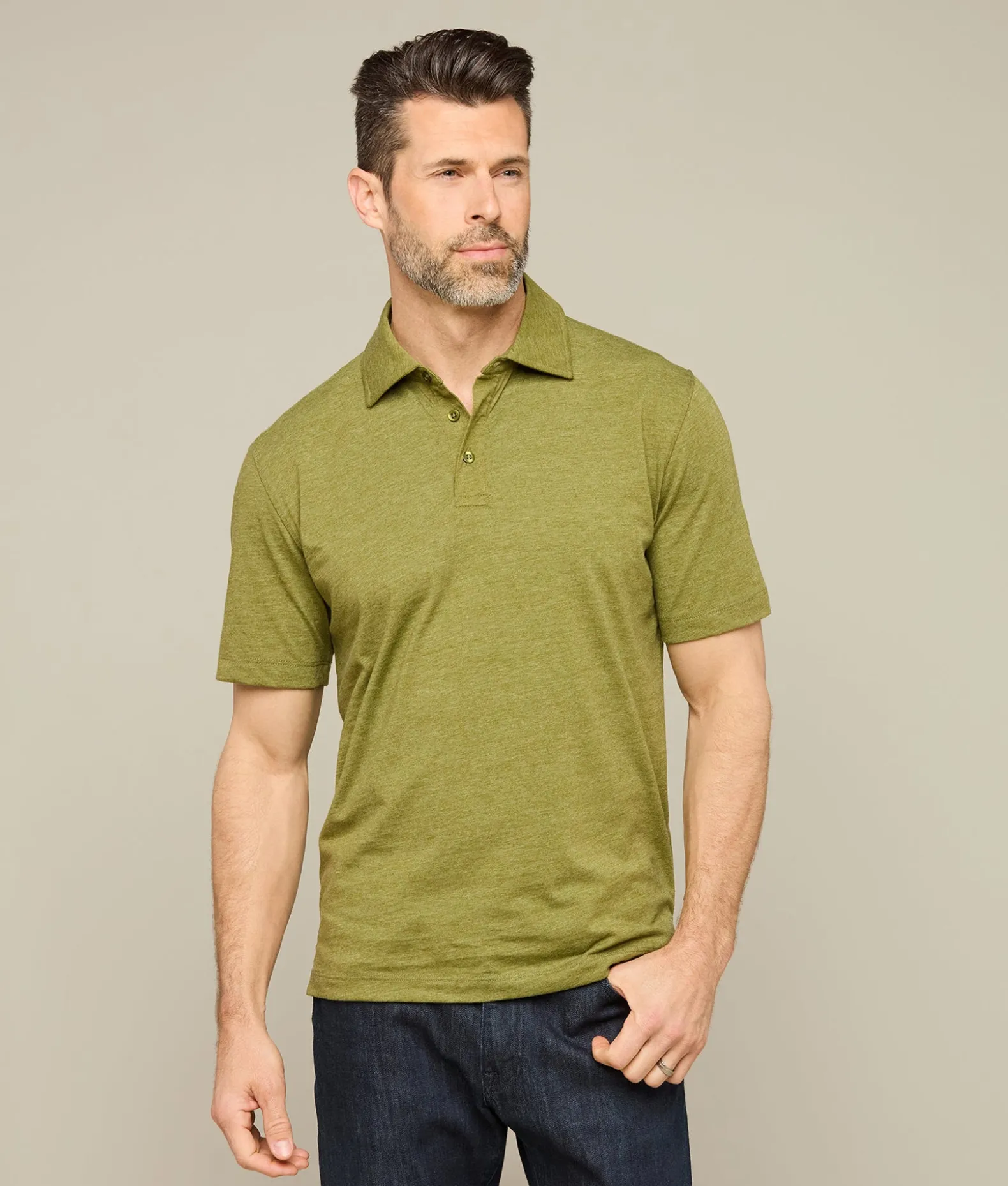 Lucchese Tops*Pima Blend Polo