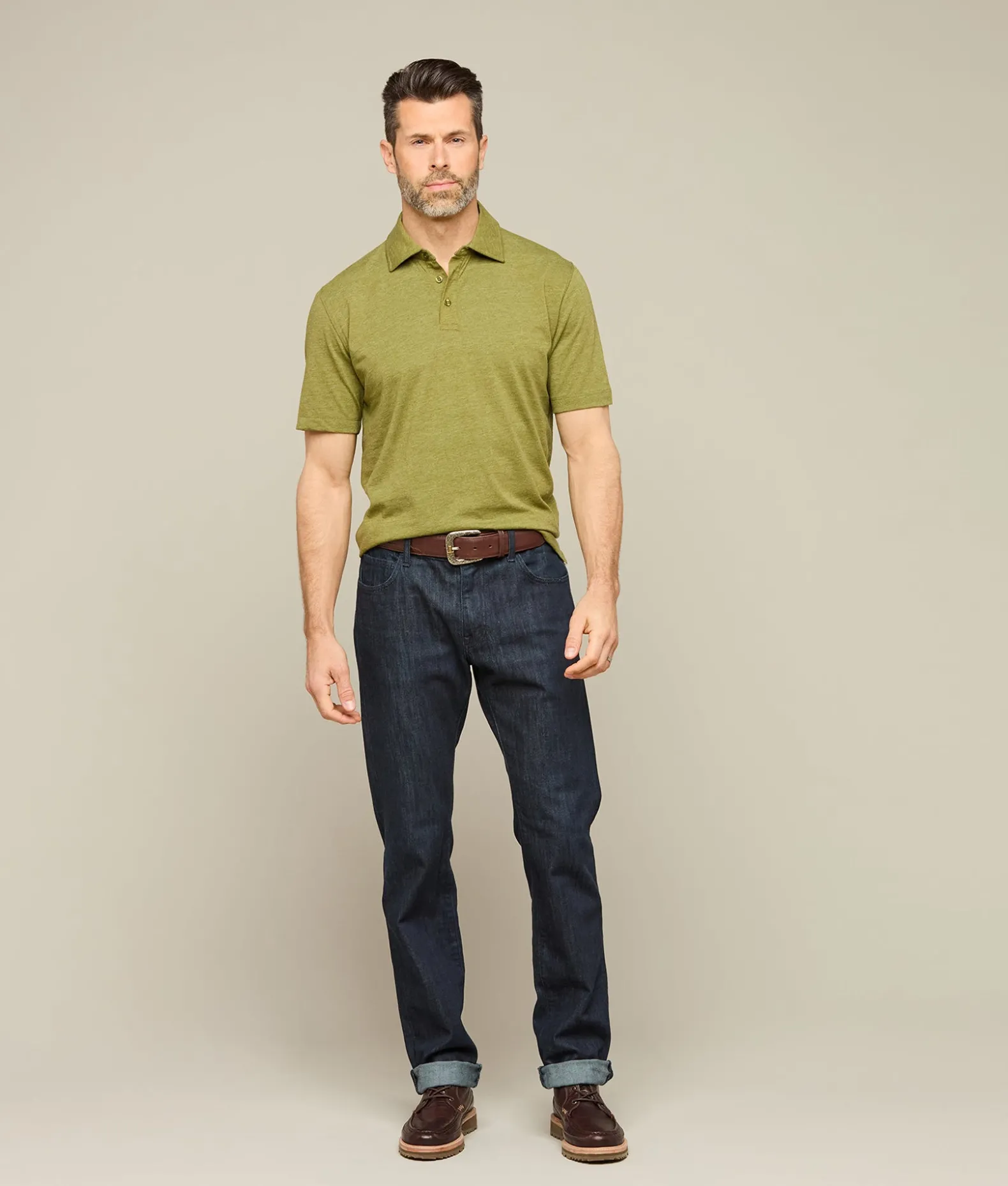 Lucchese Tops*Pima Blend Polo