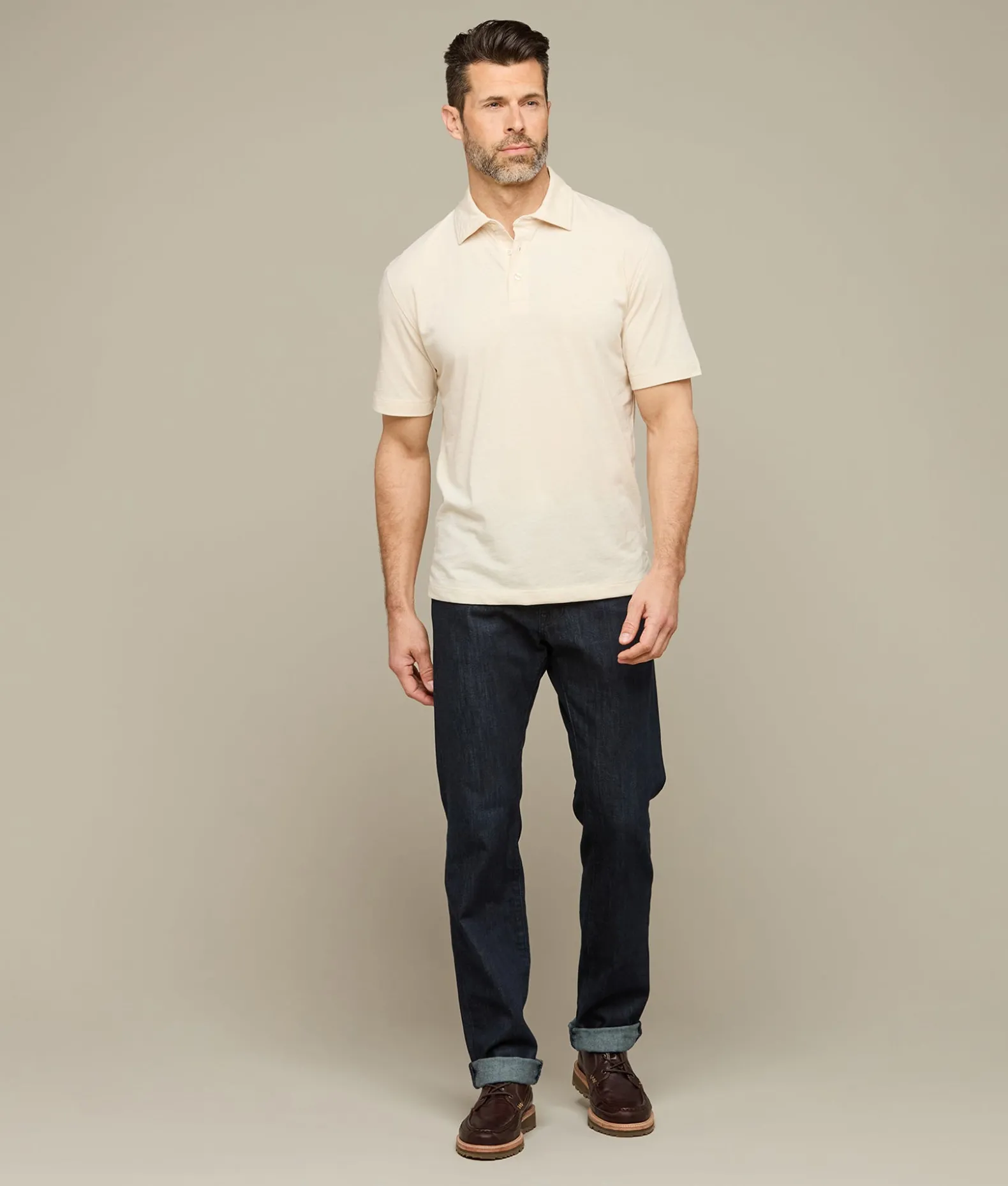 Lucchese Tops*Pima Blend Polo
