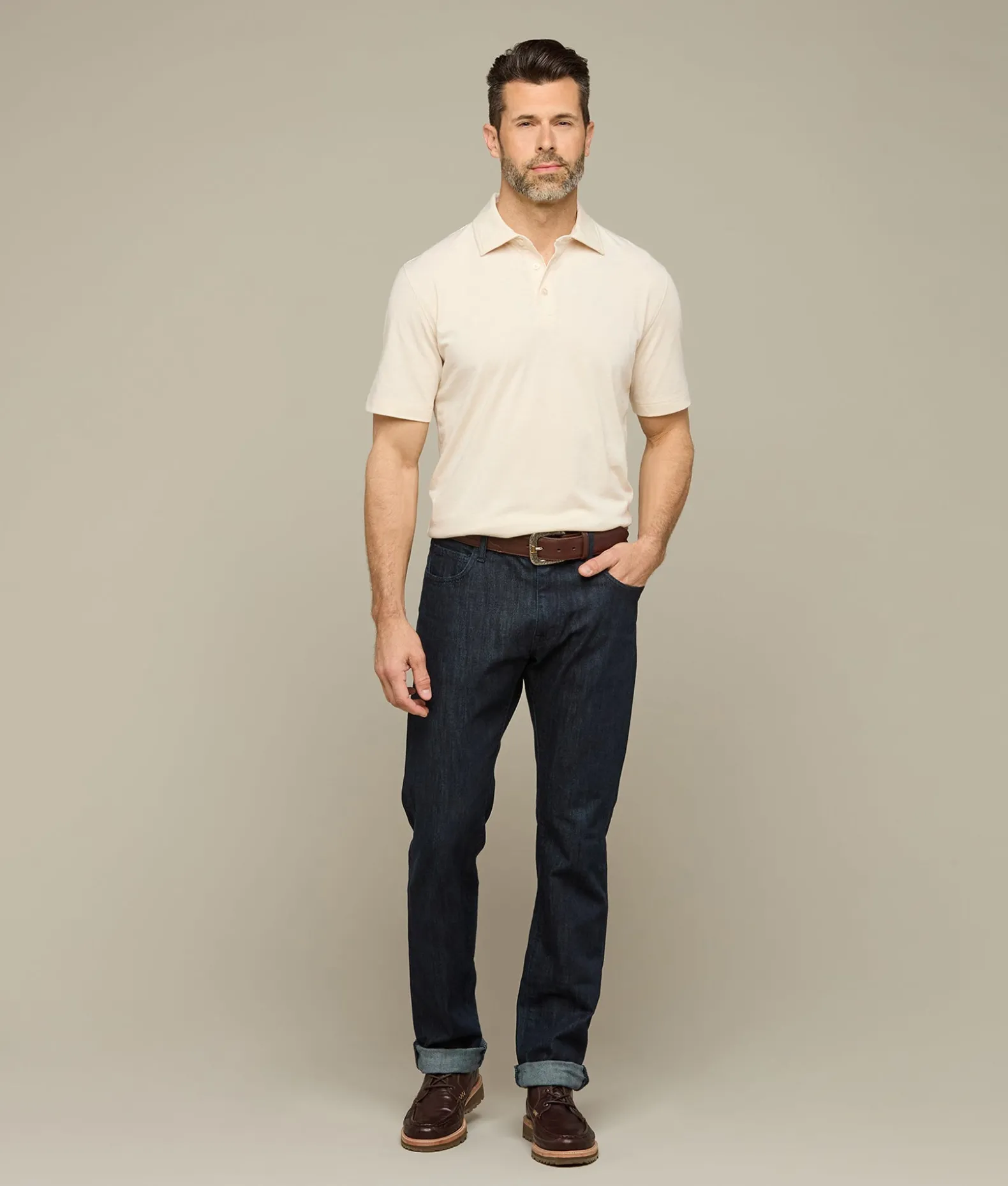 Lucchese Tops*Pima Blend Polo