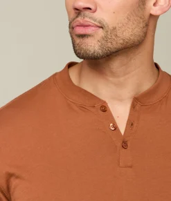 Lucchese Tops*Pima Cotton Henley