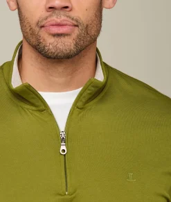 Lucchese Outerwear*Pima Cotton Quarter Zip