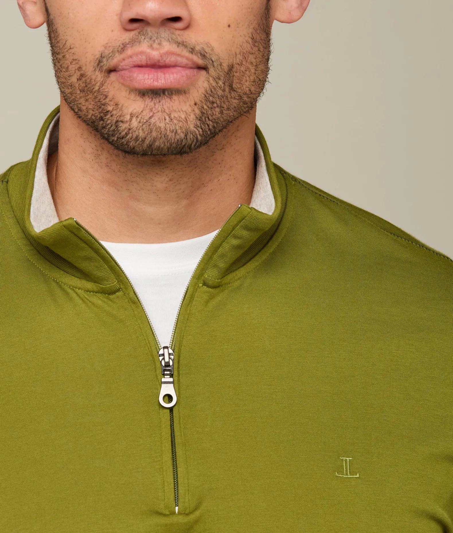 Lucchese Outerwear*Pima Cotton Quarter Zip