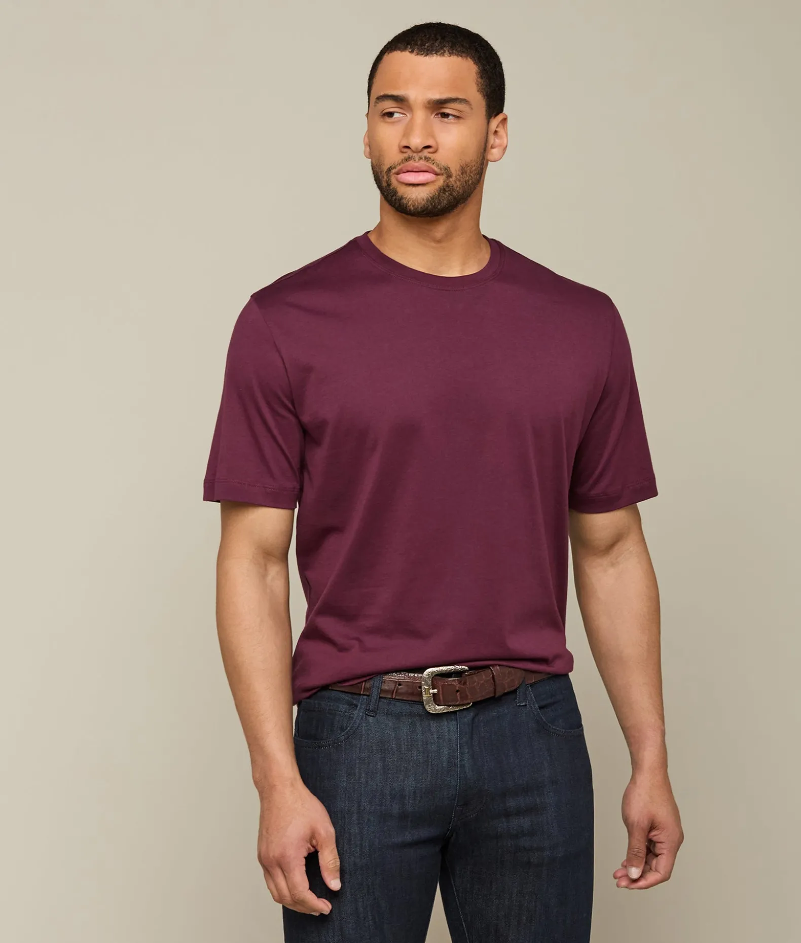 Lucchese Tops*Pima Cotton Tee