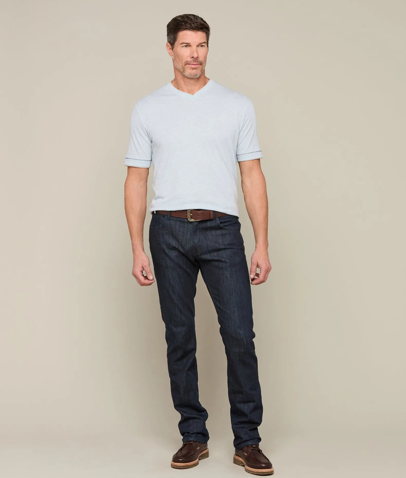 Lucchese Tops*Pima Cotton V-Neck