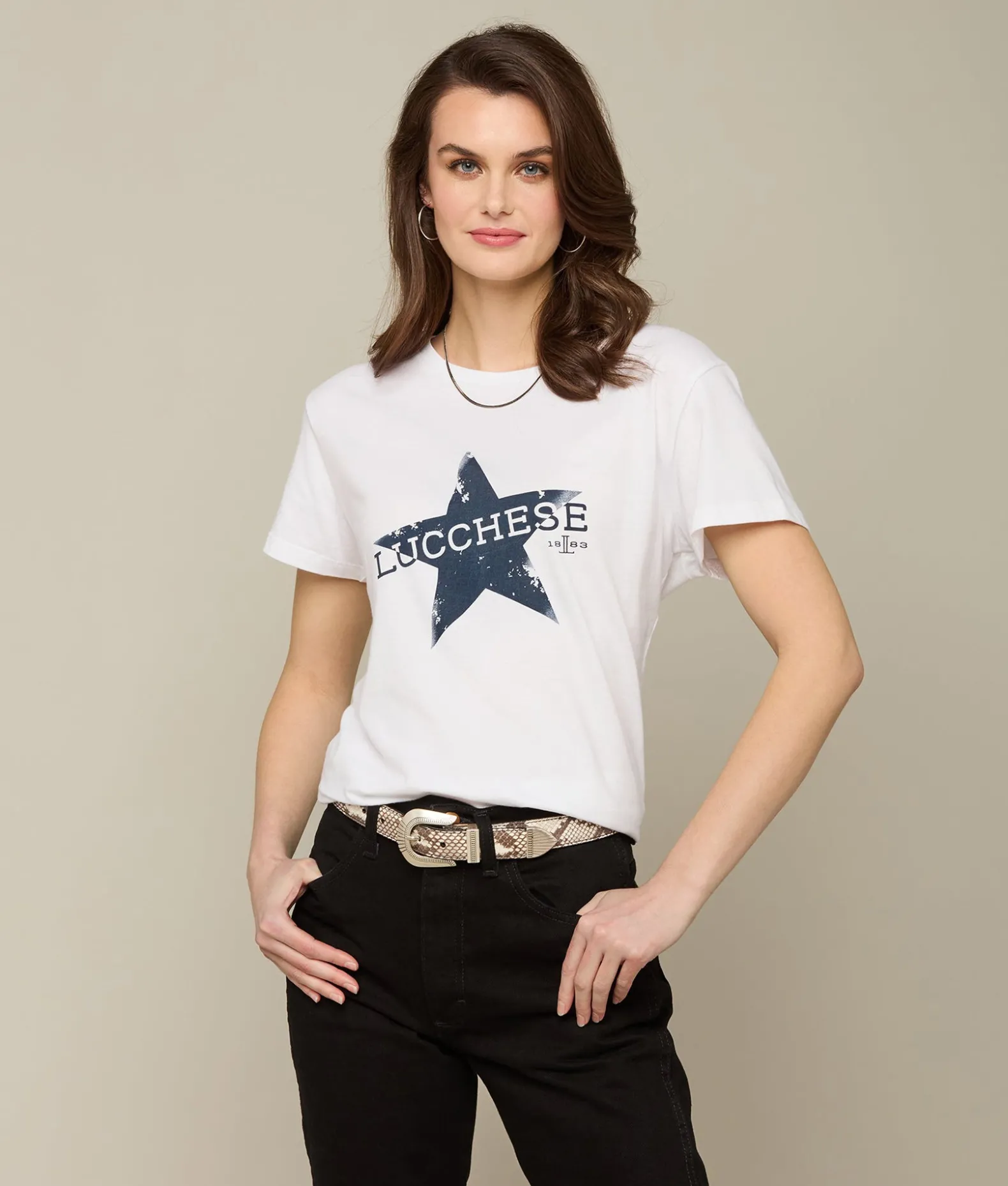 Women Lucchese Tops*Star Tee
