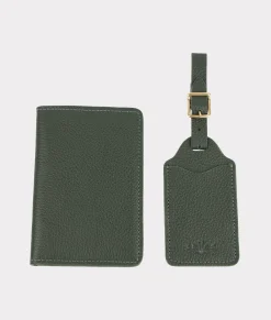 Lucchese Small Leather Goods*Luggage Tag Passport Duo