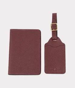 Lucchese Small Leather Goods*Luggage Tag Passport Duo