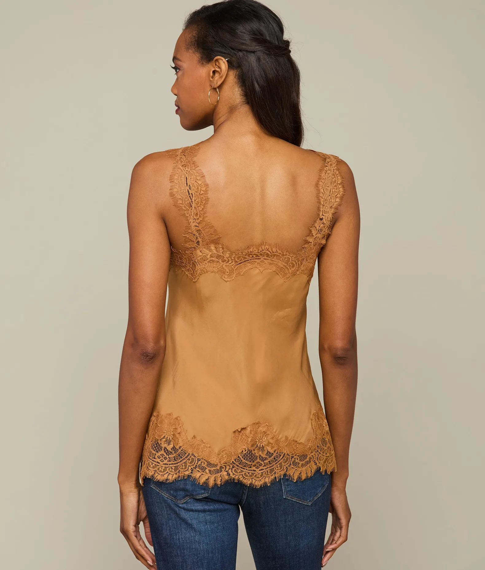 Women Lucchese Tops*Megan Coco Bias Cami