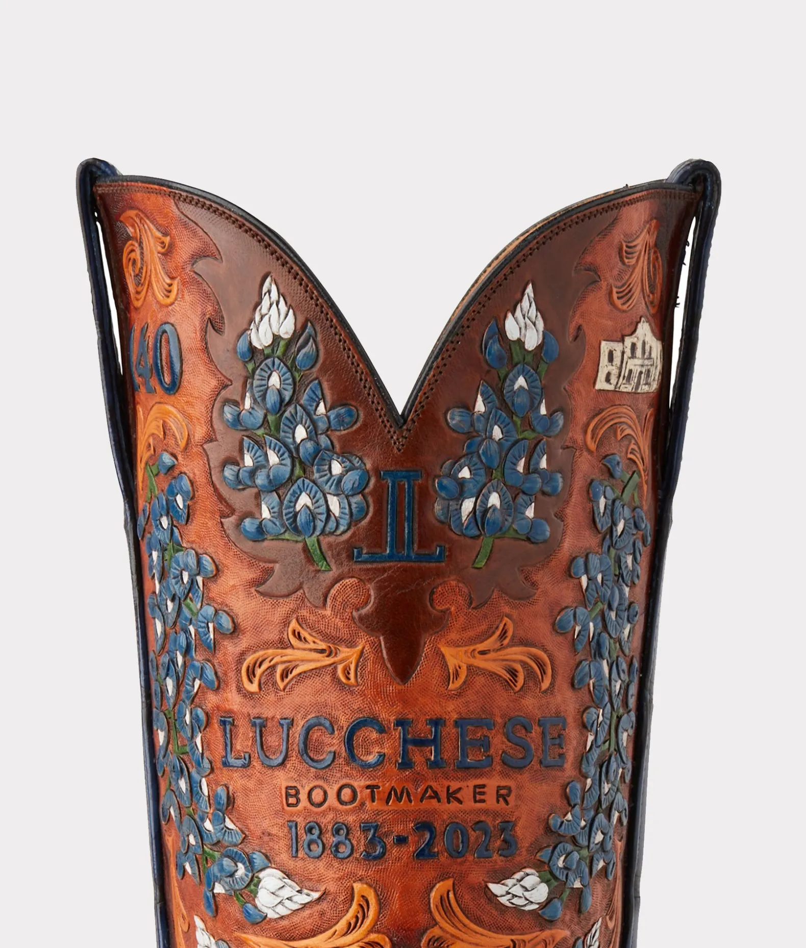 BOY Lucchese Cowboy*Men's Bluebonnet 140th Anniversary Boot