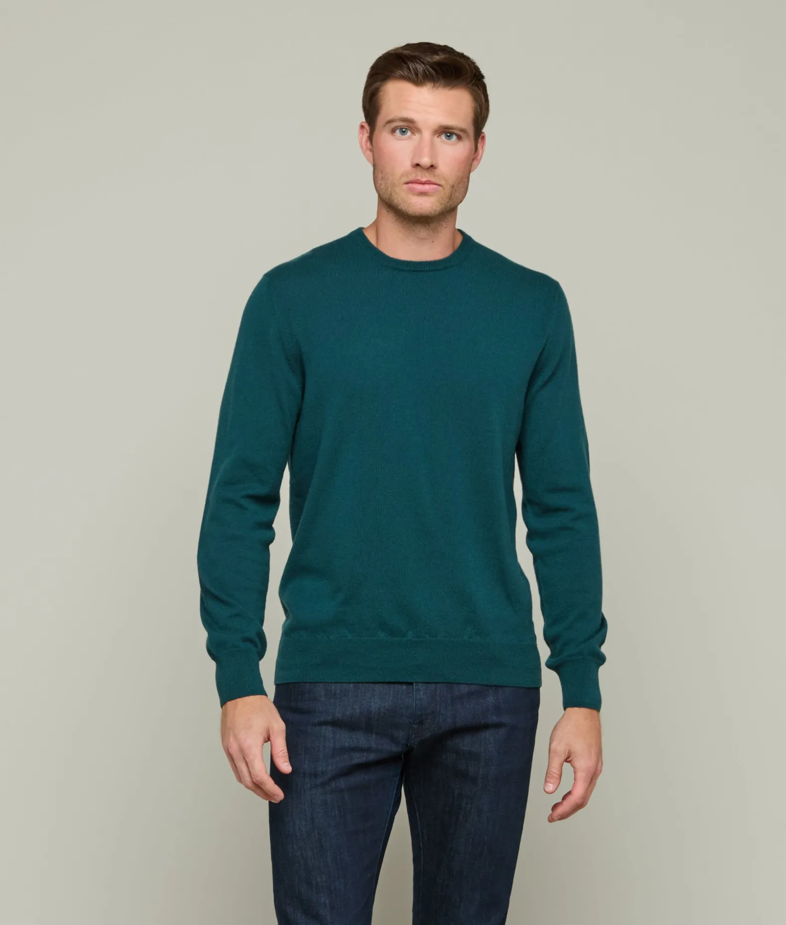 Lucchese Tops*Men's Cashmere Crewneck Sweater
