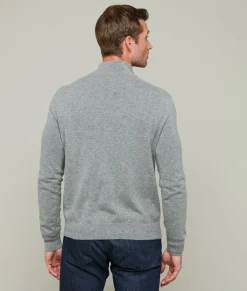 Lucchese Outerwear*Men's Cashmere Quarter Zip