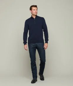 Lucchese Outerwear*Men's Cashmere Quarter Zip