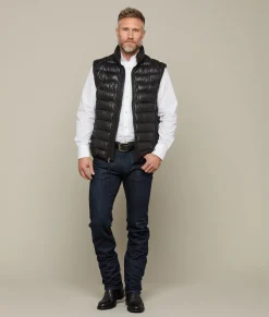 Lucchese Outerwear*Men's Leather Puffer Vest