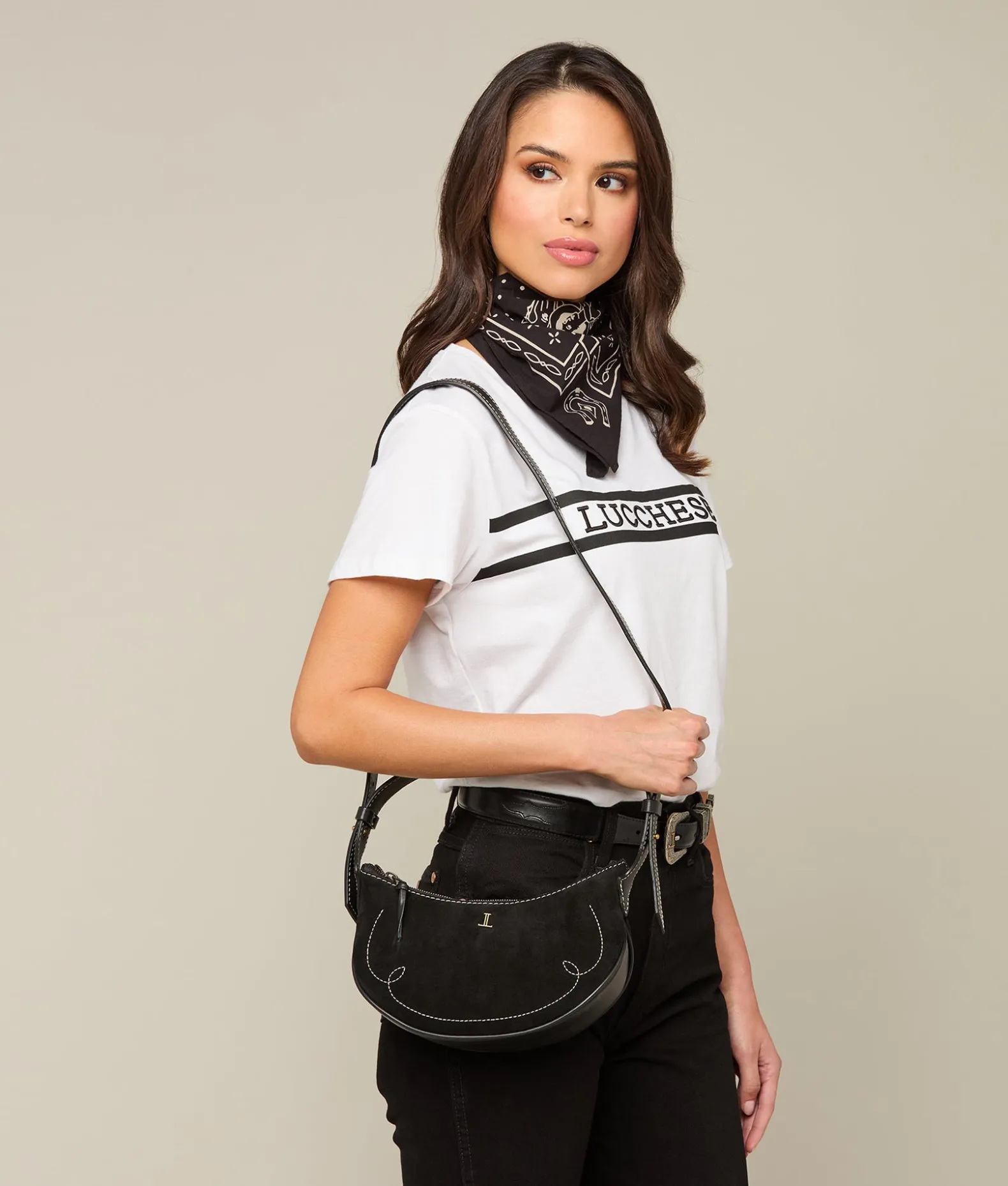 Women Lucchese Handbags*Mini Heidi Hobo Bag