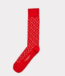 Lucchese Socks*Mirro L Argyle Dress Sock