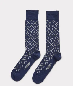 Lucchese Socks*Mirrored-L Dress Sock