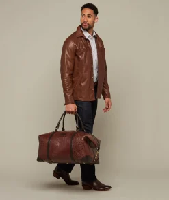 Women Lucchese Travel|Travel*Ostrich Duffle - Large