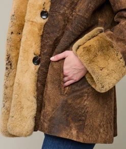 Women Lucchese Furs|Outerwear*Oxidized Leather Jacket