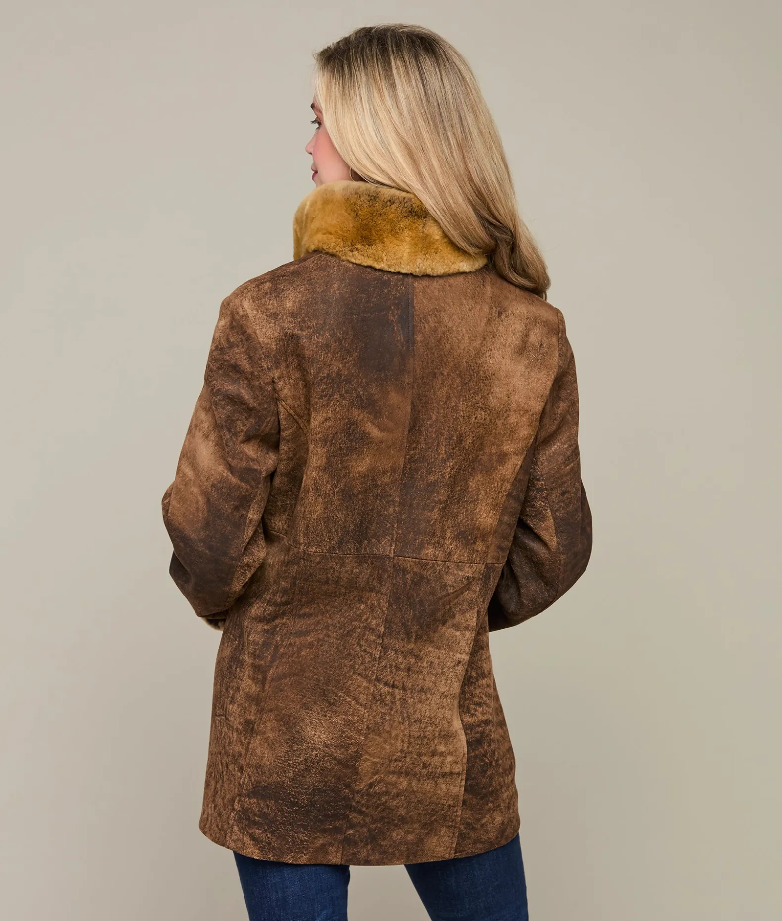 Women Lucchese Furs|Outerwear*Oxidized Leather Jacket