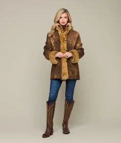 Women Lucchese Furs|Outerwear*Oxidized Leather Jacket