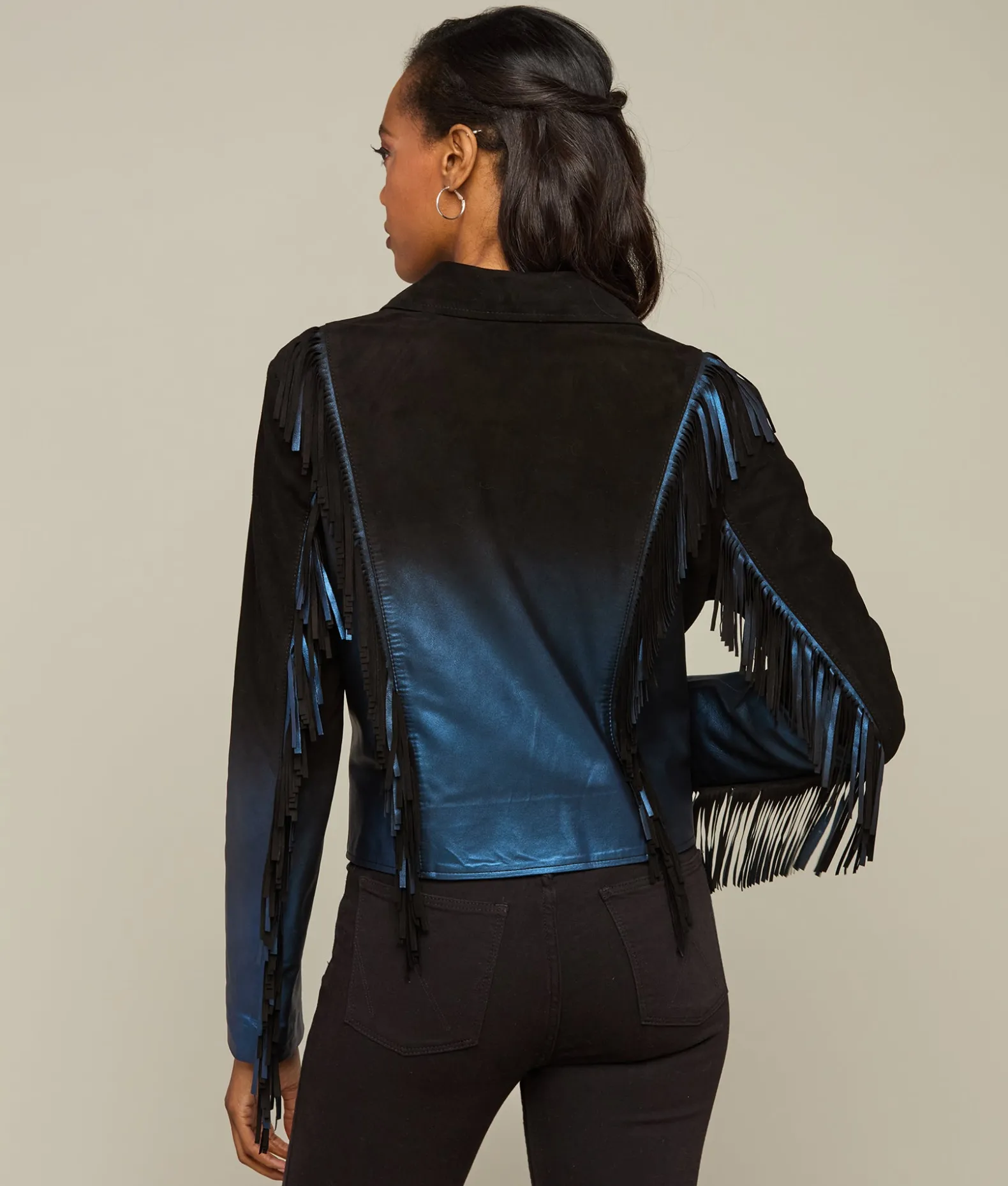 Women Lucchese Outerwear*Pearlized Fringe Jacket