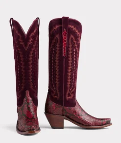 Women Lucchese Tall*Presley Exotic