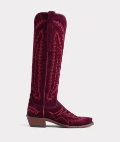 Women/BOY Lucchese Cowboy|Tall*Priscilla Suede