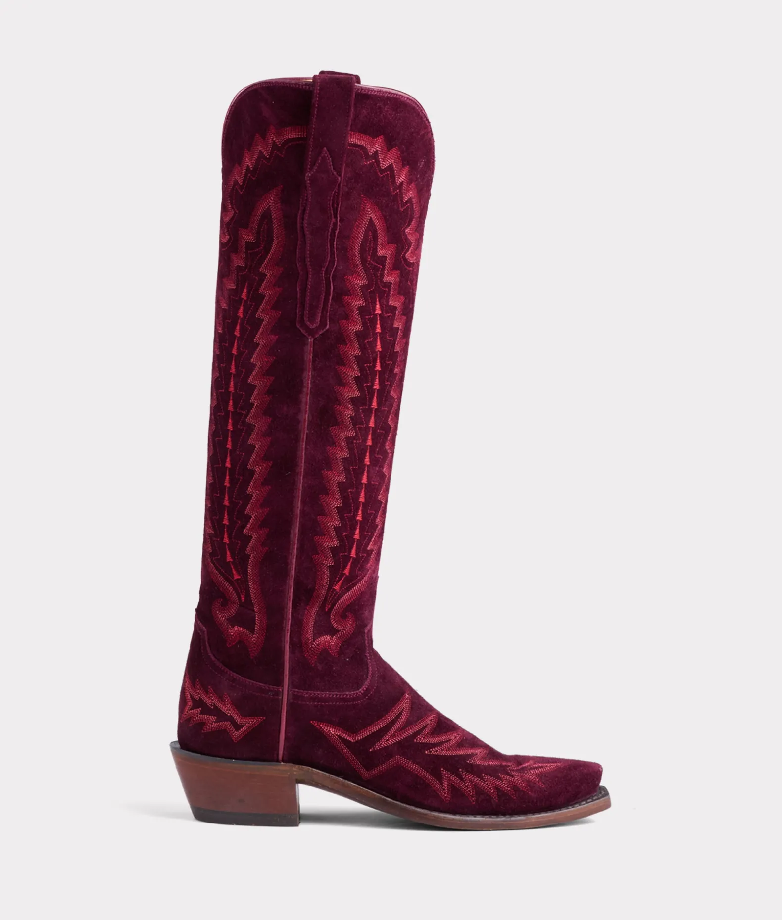 Women/BOY Lucchese Cowboy|Tall*Priscilla Suede