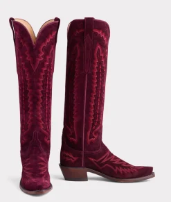 Women/BOY Lucchese Cowboy|Tall*Priscilla Suede