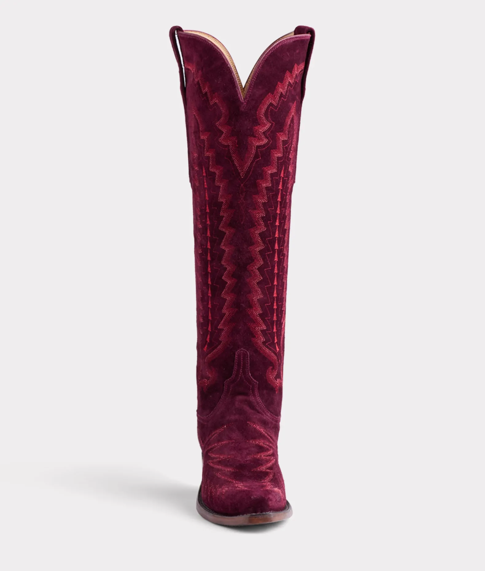 Women/BOY Lucchese Cowboy|Tall*Priscilla Suede