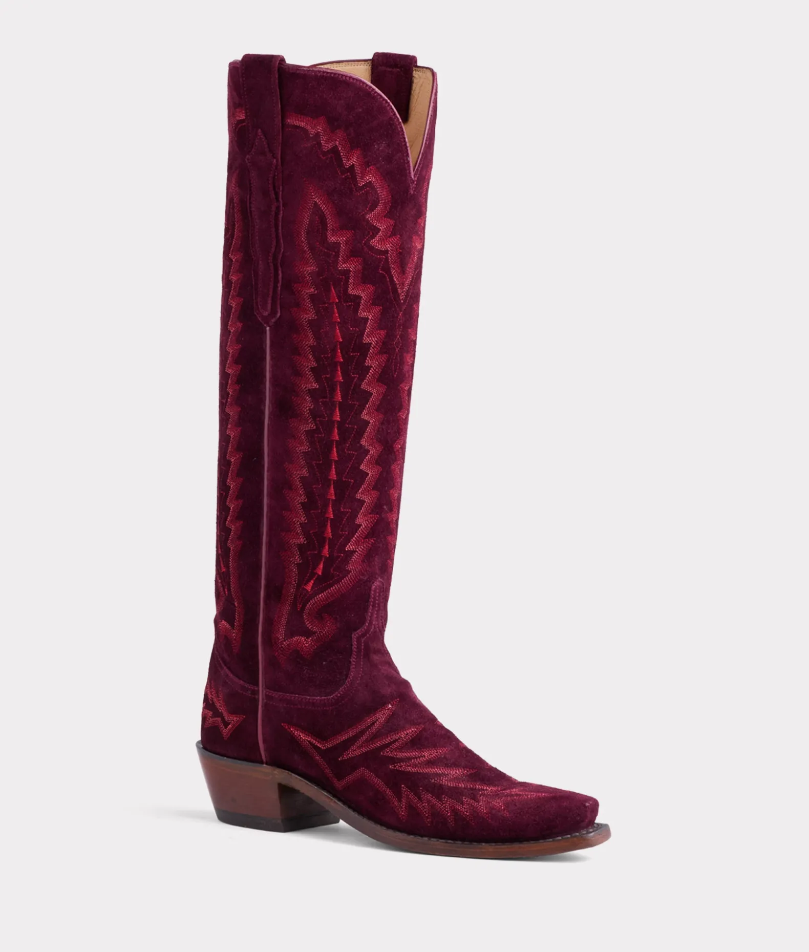 Women/BOY Lucchese Cowboy|Tall*Priscilla Suede