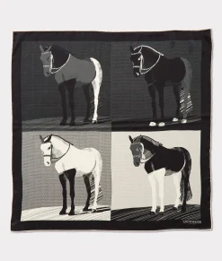 Women Lucchese Scarves*Quarter Horse Silk Scarf
