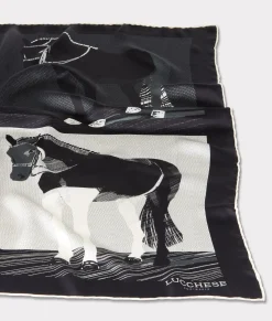 Women Lucchese Scarves*Quarter Horse Silk Scarf