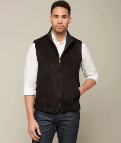 Lucchese Outerwear*Quilted Suede Vest